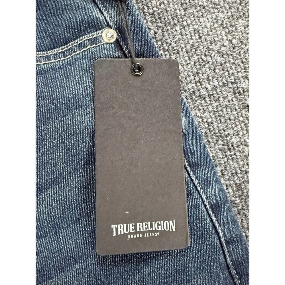 True Religion Ricky Relaxed Straight  30x34 Jeans Dark Woodland Wash NWT 700645 - Picture 16 of 16